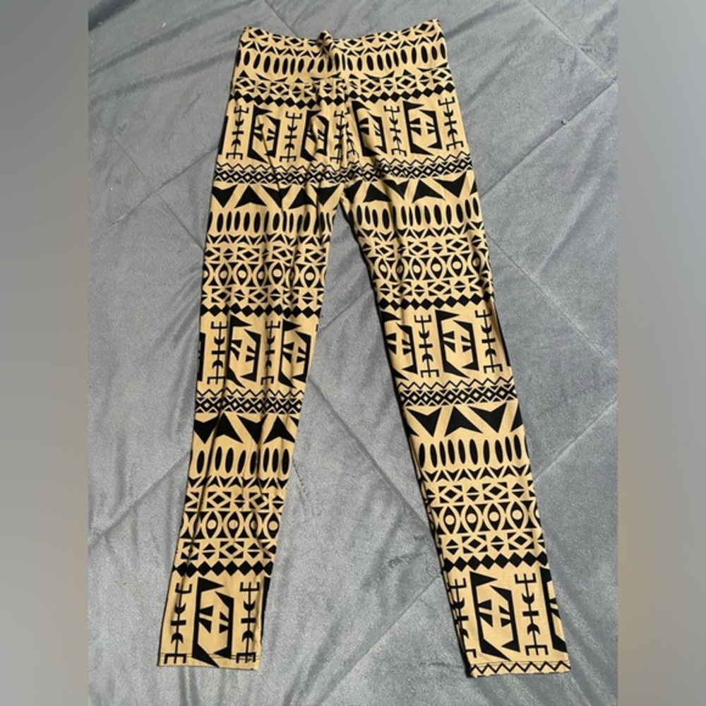 J&K Multicolor Aztec Western Leggings